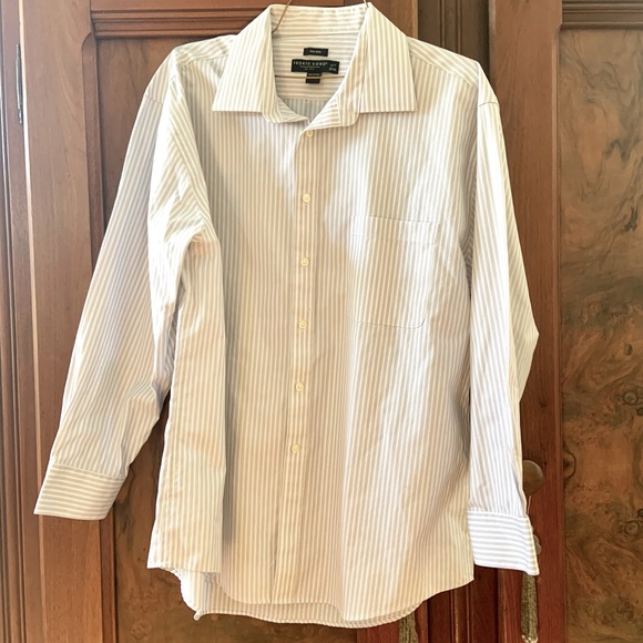 Men’s Pronto Uomo Modern Fit Queens Oxford Dress Shirt - Picture 1 of 4